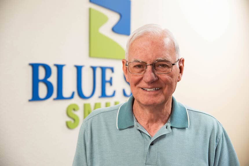 a patient receiving restorative dentistry